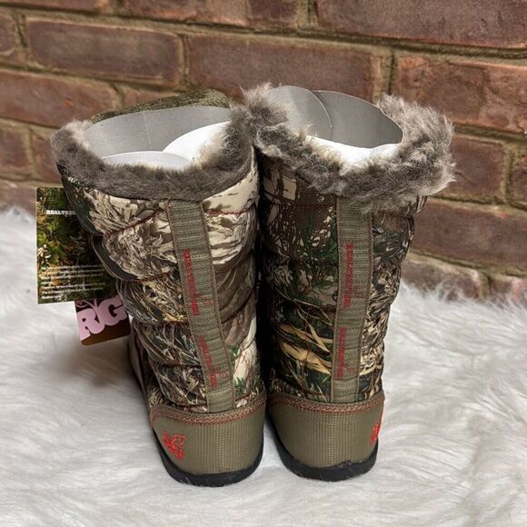 RealTree Max-1 Girl Camo Insulated Winter Boots Size 8 NEW - Picture 4 of 7